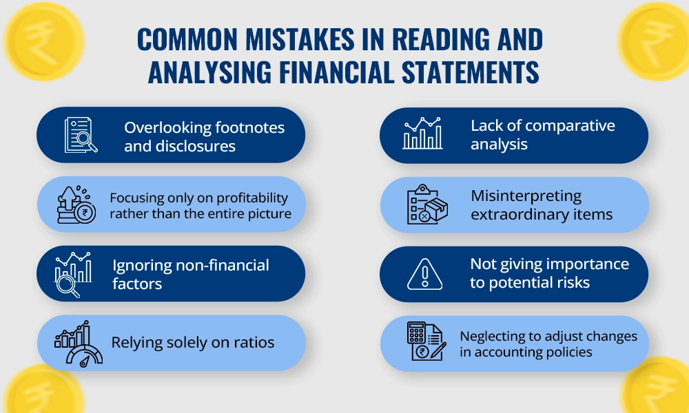 Common mistakes in reading and analysing financial statements